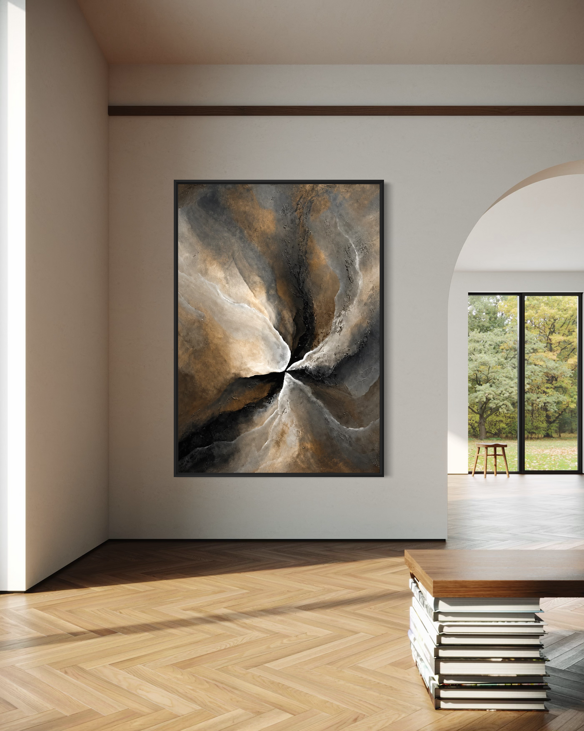 "Bronze Bloom" Canvas Print