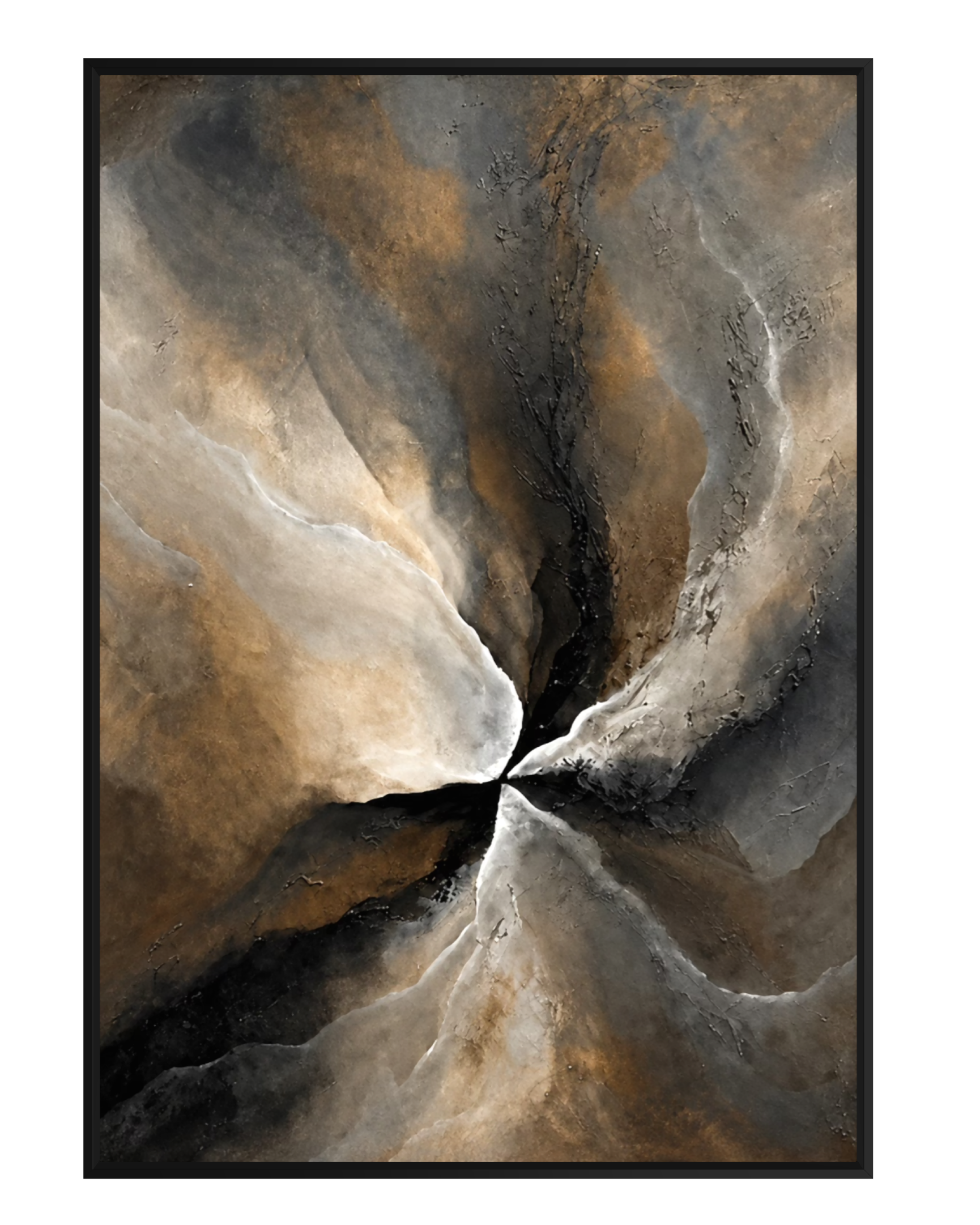"Bronze Bloom" Canvas Print