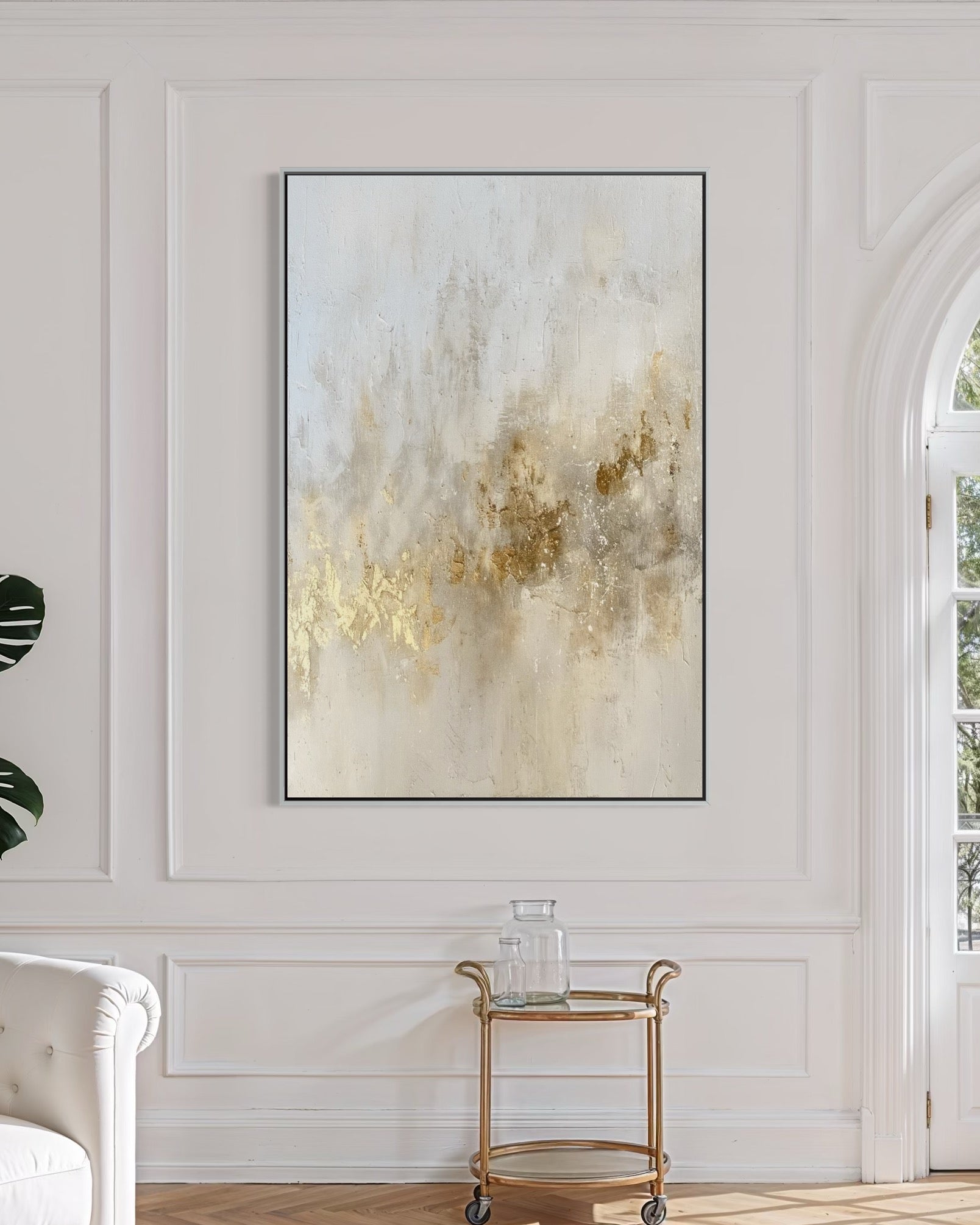 "Golden Flutter" Canvas Print