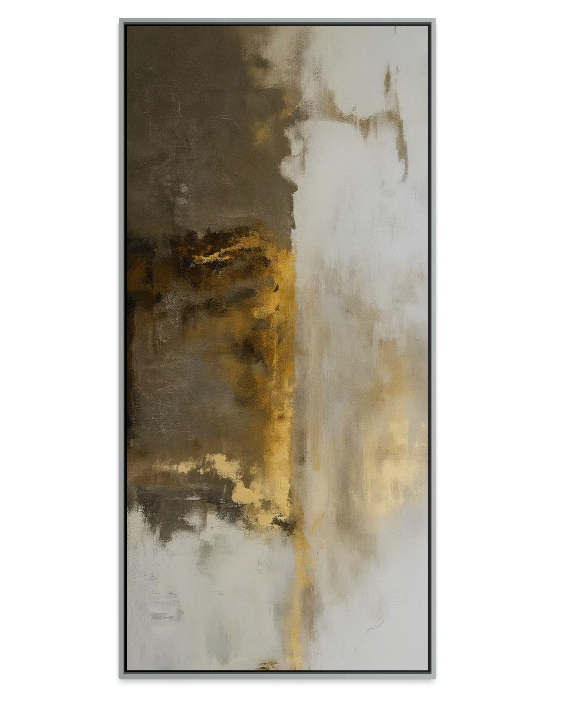 "Staggered Gold" Canvas Print