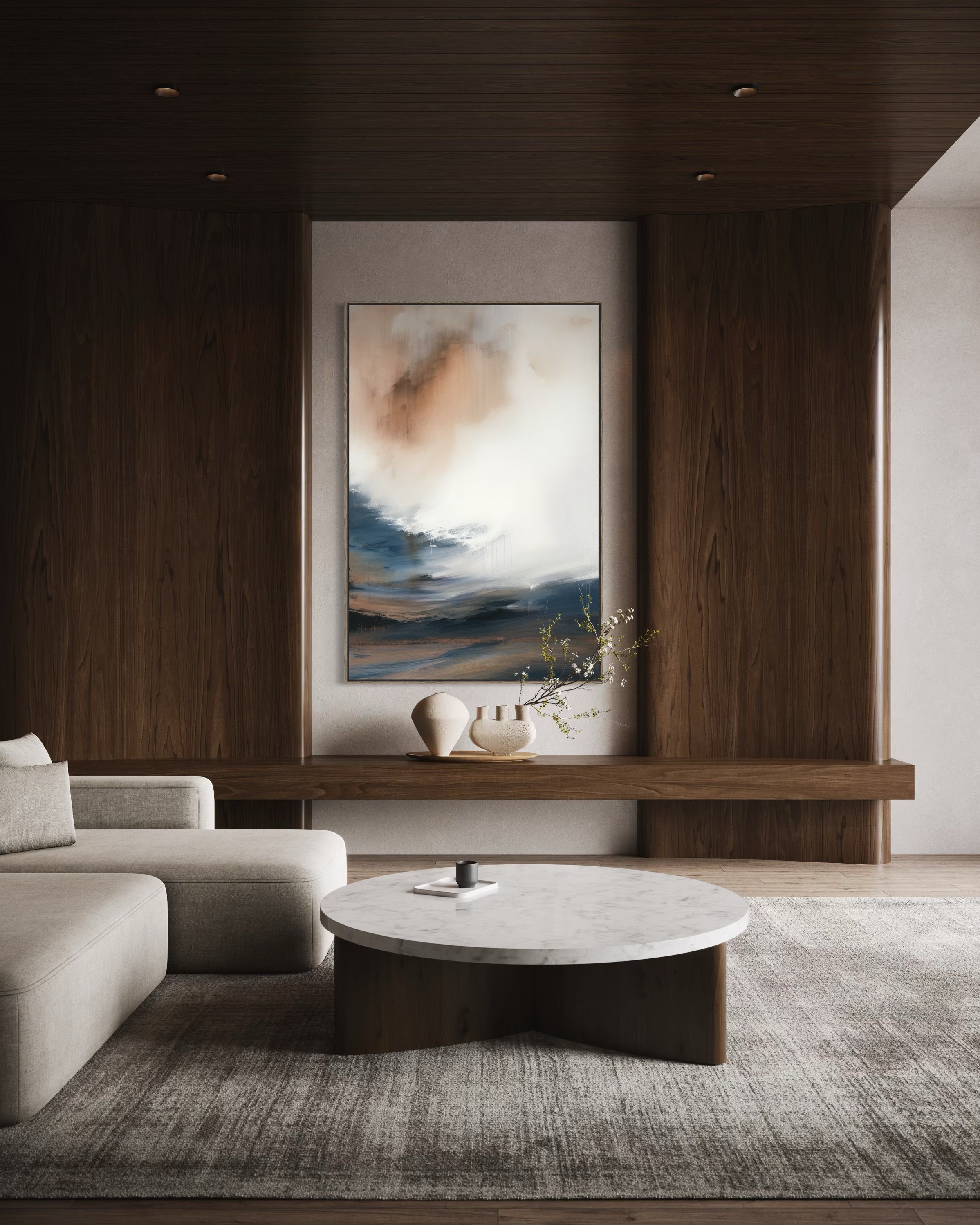 "Windy Sea" Canvas Print