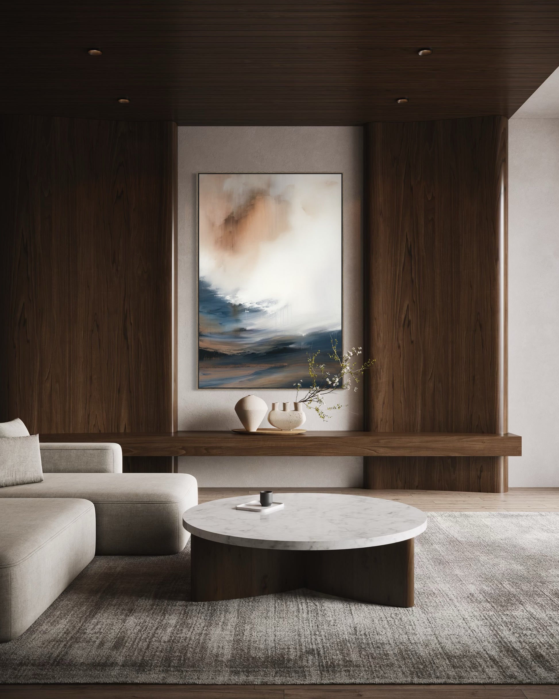 "Windy Sea" Canvas Print