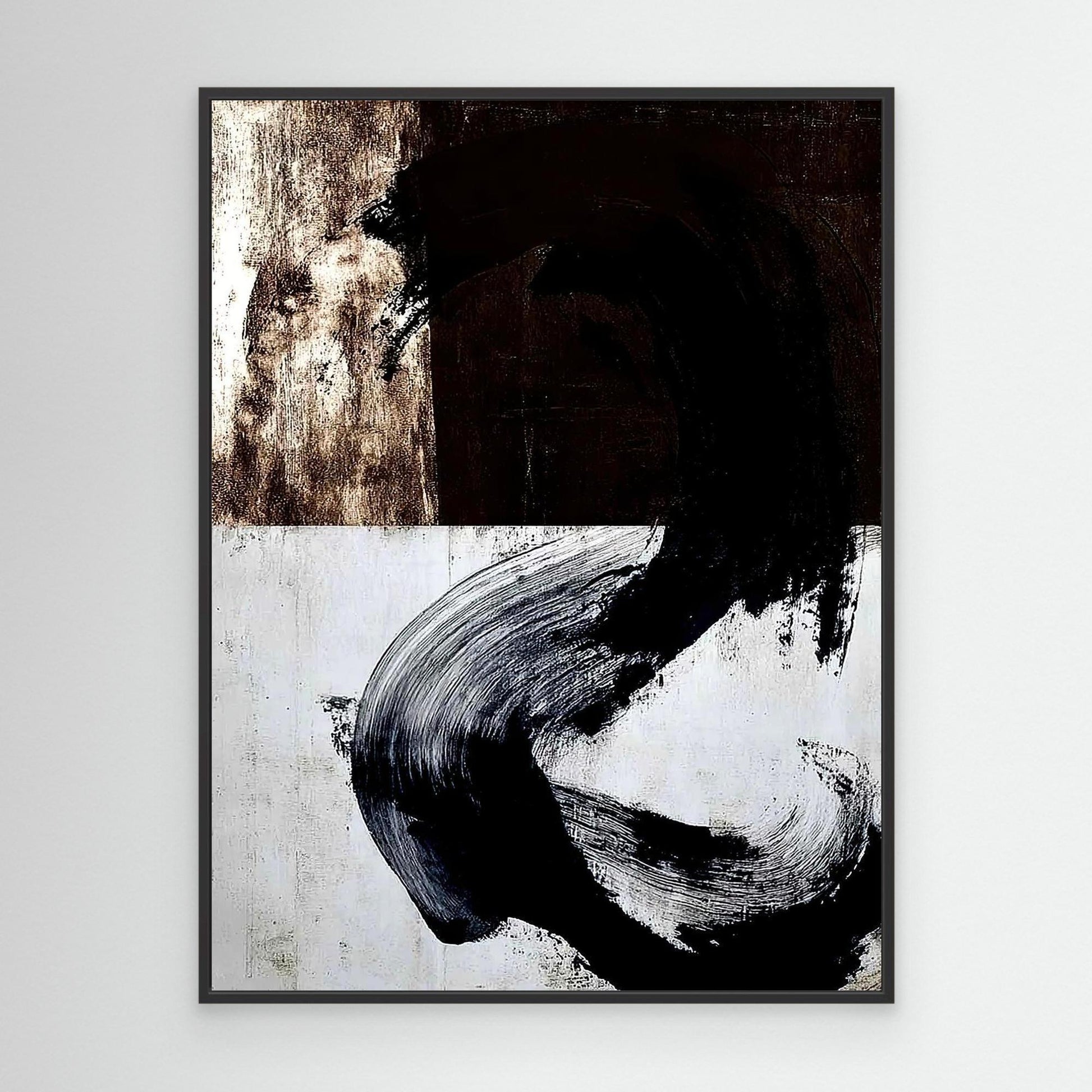 "Elegance though a stroke" Canvas Print