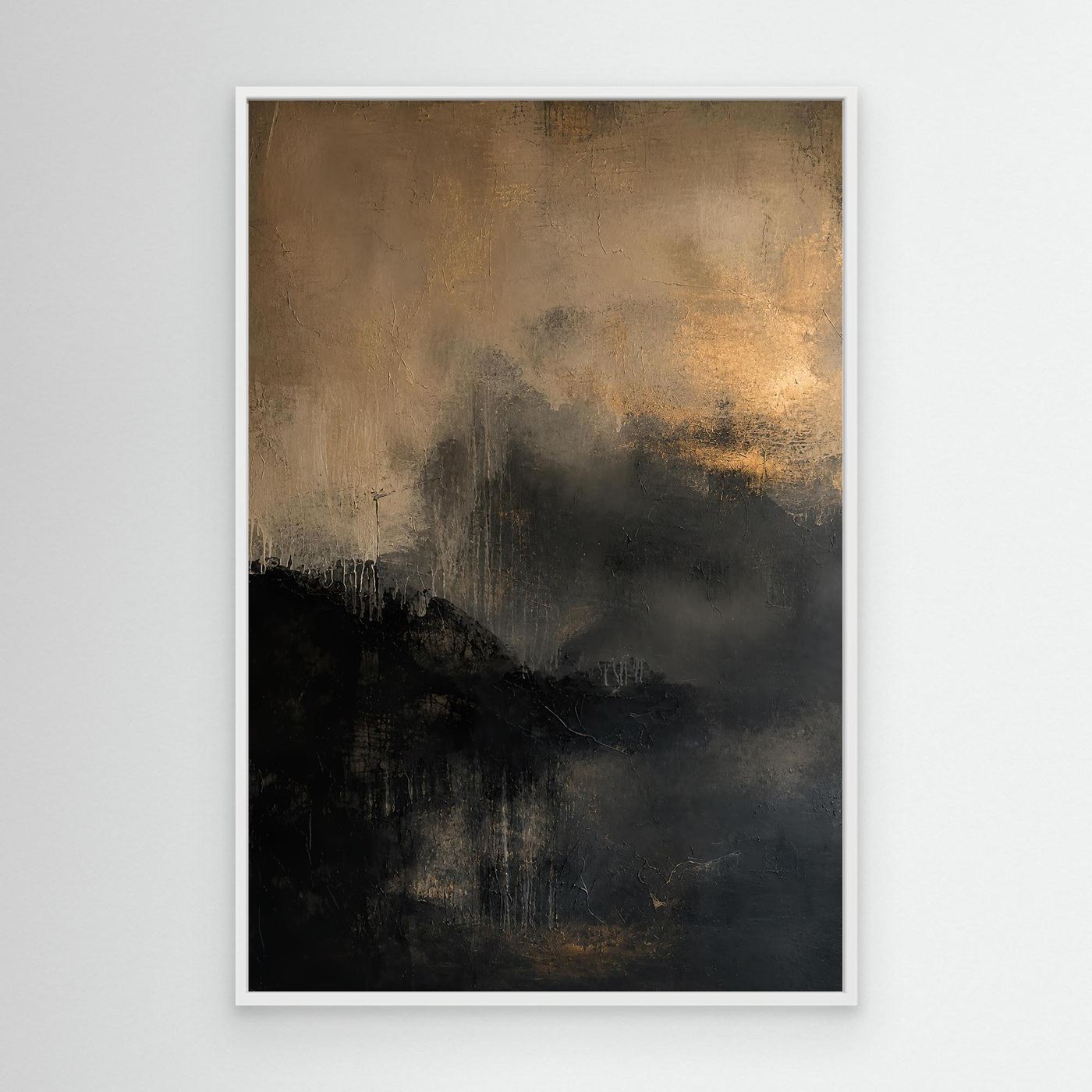 "Black Rise" Canvas Print