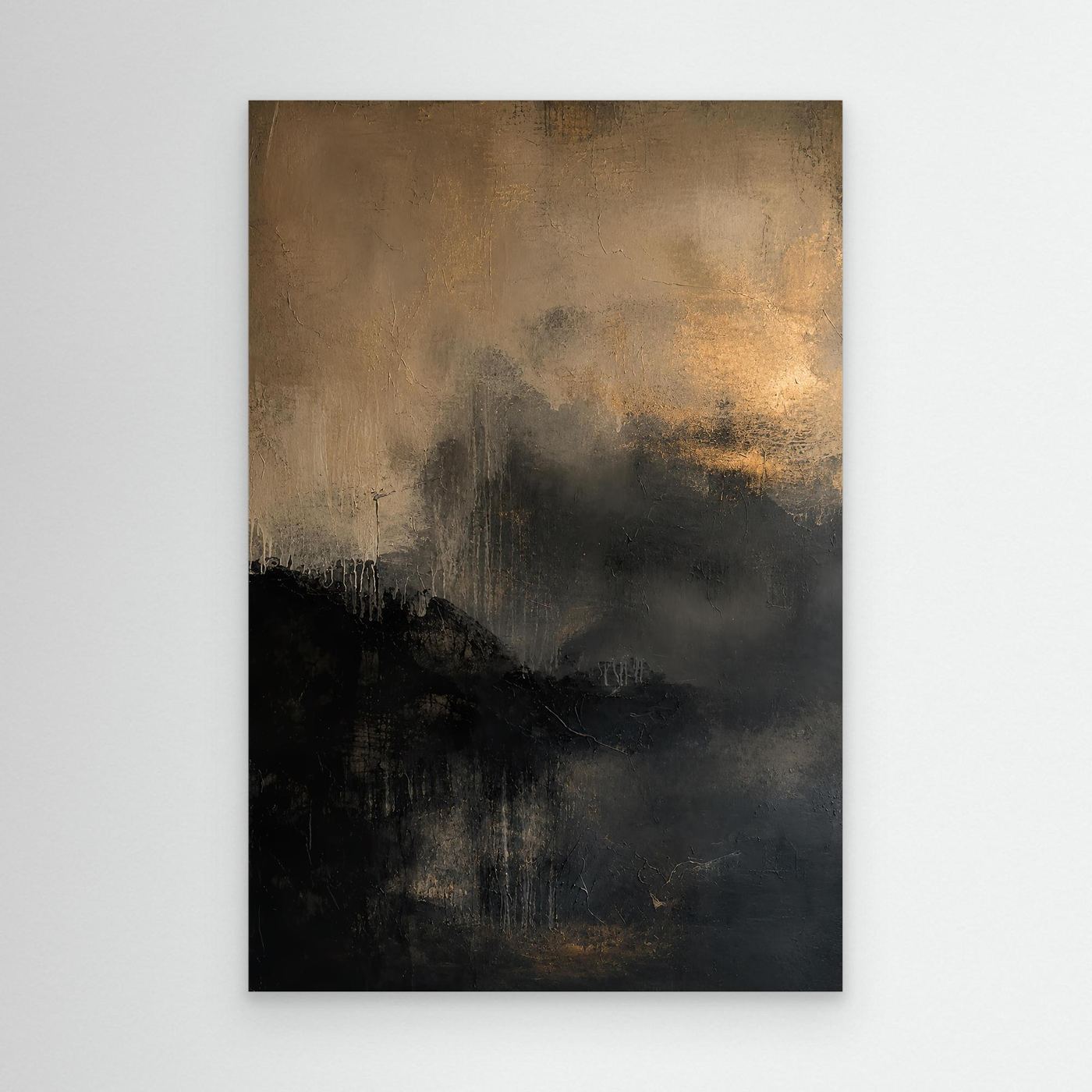 "Black Rise" Canvas Print
