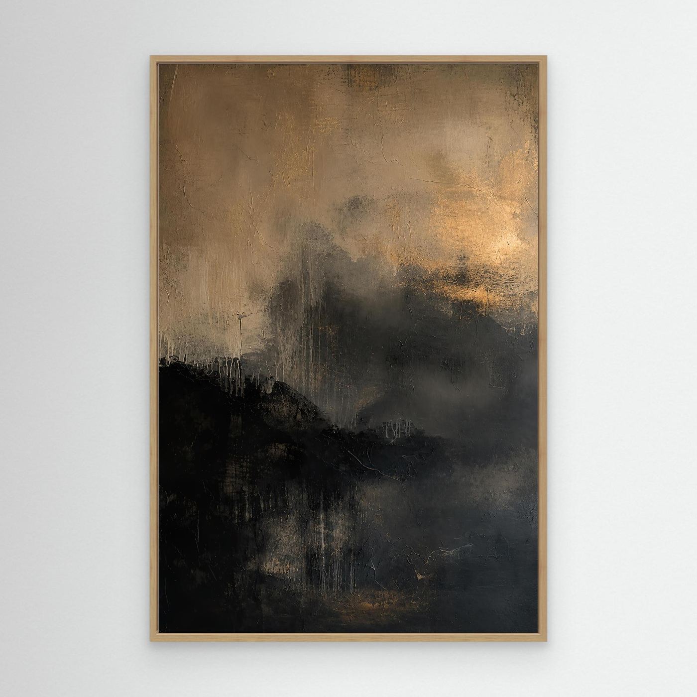 "Black Rise" Canvas Print