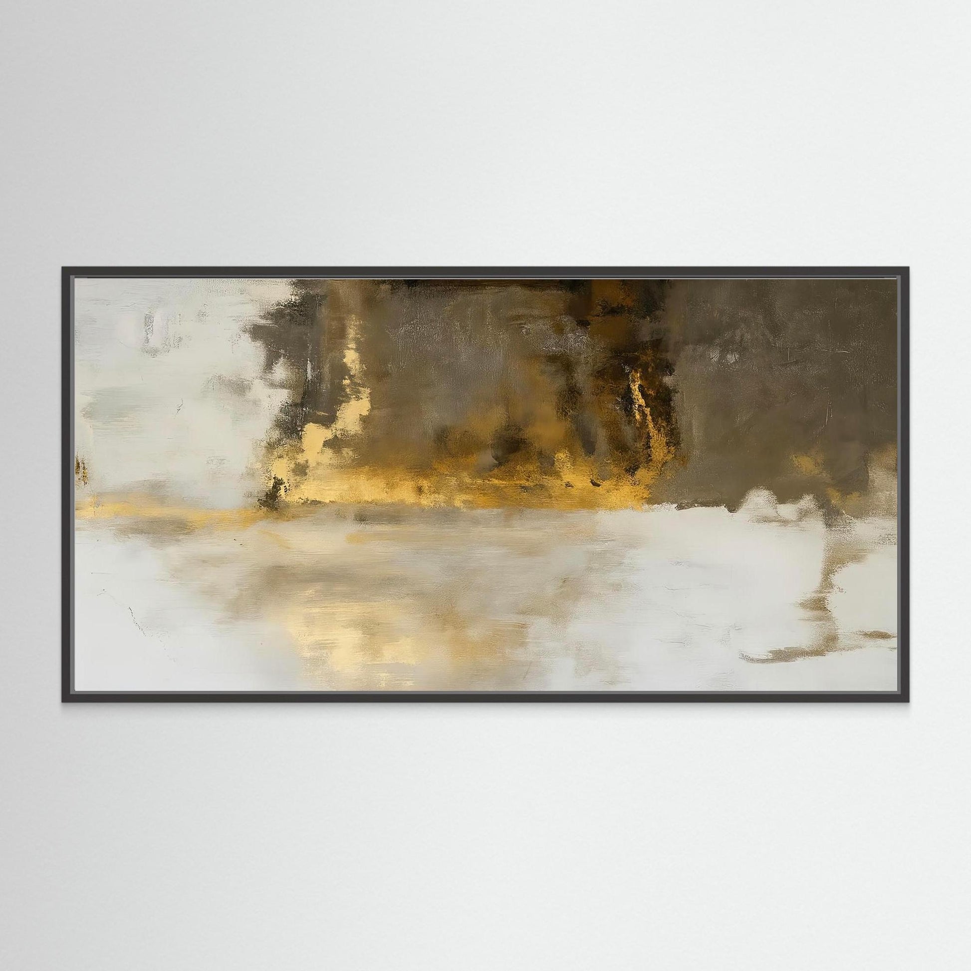 "Staggered Gold" Canvas Print